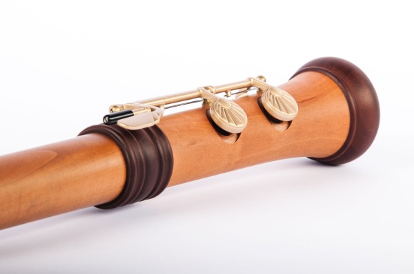 Adri's Dream Recorder tenor c', pearwood natural, baroque double hole with double key (B-grade)