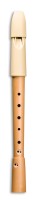 PRIMA Sopran c'', Holz-Kunststoff, Beige, barocke Griffweise mit Doppelloch (B-Ware)