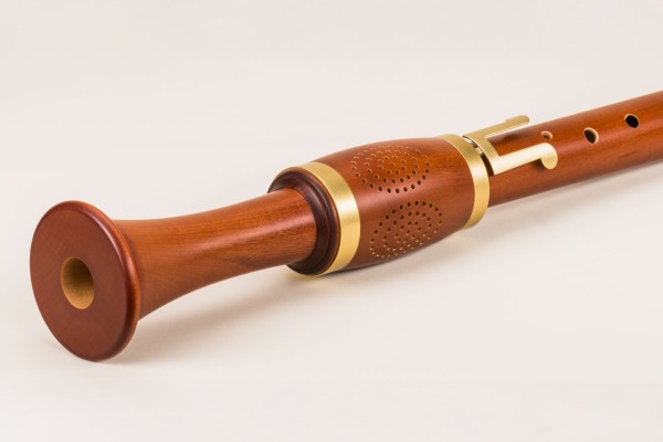 Kynseker Großbass c, Ahorn dunkel gebeizt, barocke Griffweise mit Einzelloch mit Klappe (B-Ware)