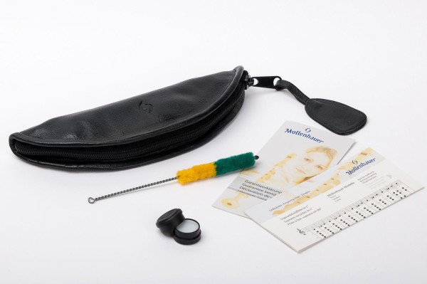 Kynseker Garklein-Flötlein c''', Pflaume, barocke Griffweise mit Einzelloch (B-Ware)