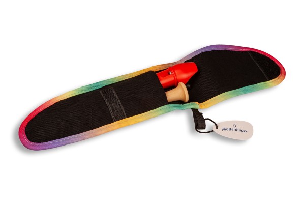 Fipple »Digi« soprano c", orange, plastic/maple german single holes