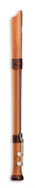 Adri's Dream Recorder tenor c', pearwood natural, baroque double hole with double key (B-grade)