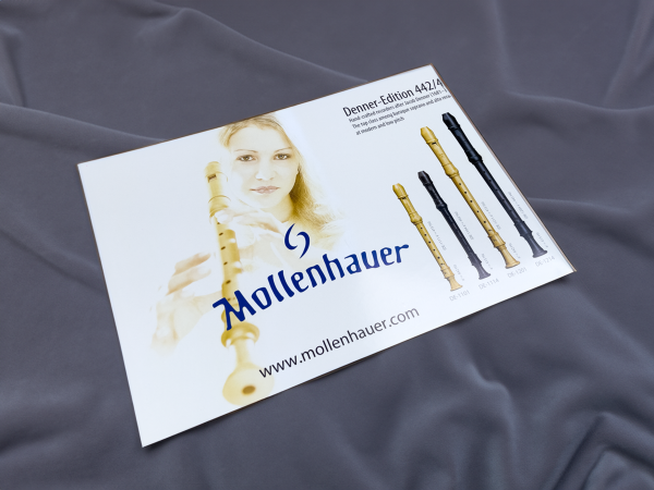 Poster "Mollenhauer Recorders" – English language (New from 10/2023)